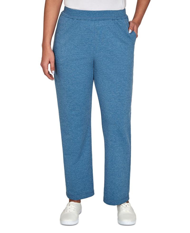 Petite Pull-On Straight-Leg Pants