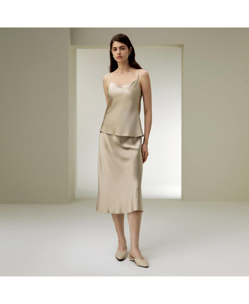 Women's Double-Faced Silk Charmeuse Camisole
