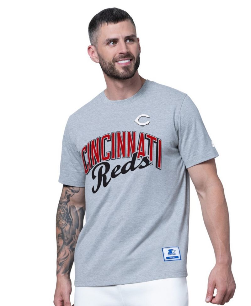 Men's Red/Heather Gray Cincinnati Reds Two-Pack T-Shirt Set