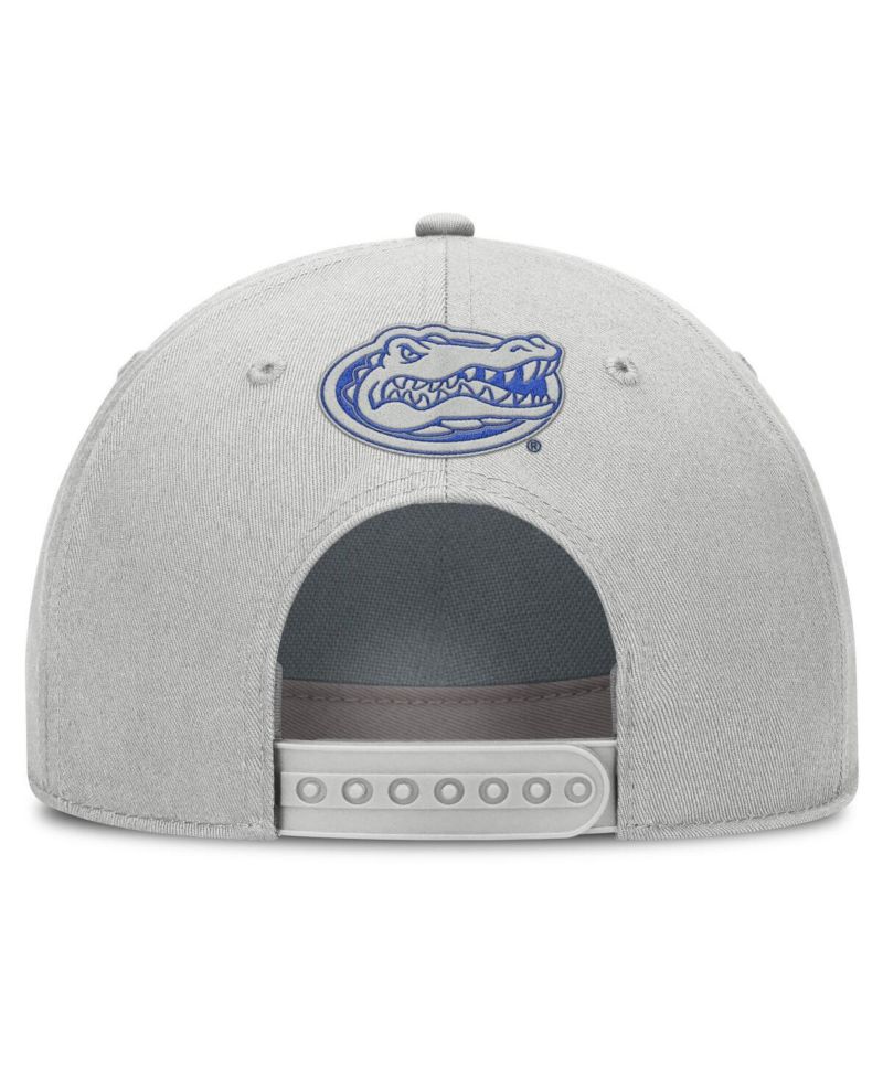 Men's Gray Florida Gators 2025 Sideline Dust Pinched Rise Adjustable Hat