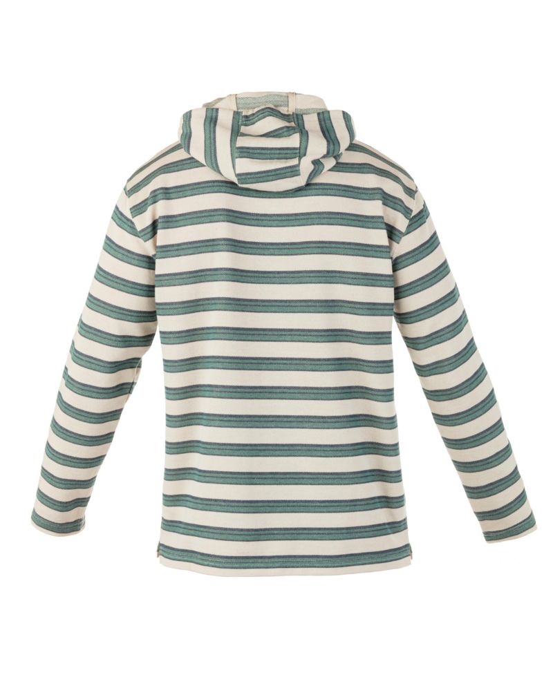 Men's Striped Modern Surf Poncho Hoodie