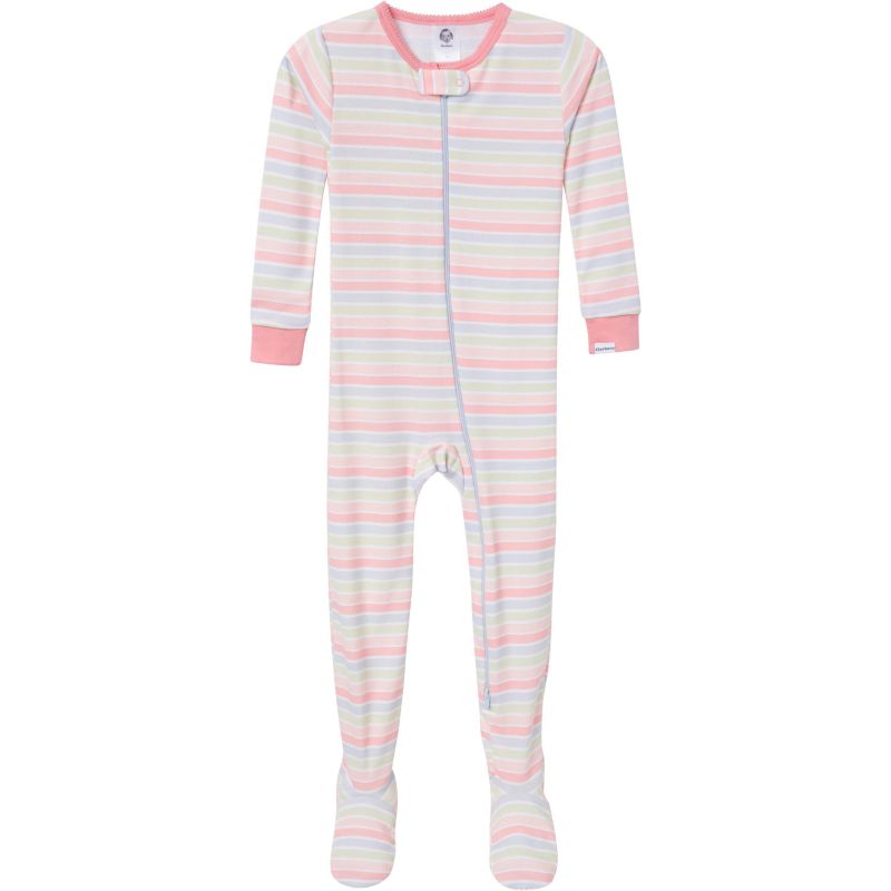 Toddler Girls' Snug Fit Footed Pajamas, 4-Pack, Dogs