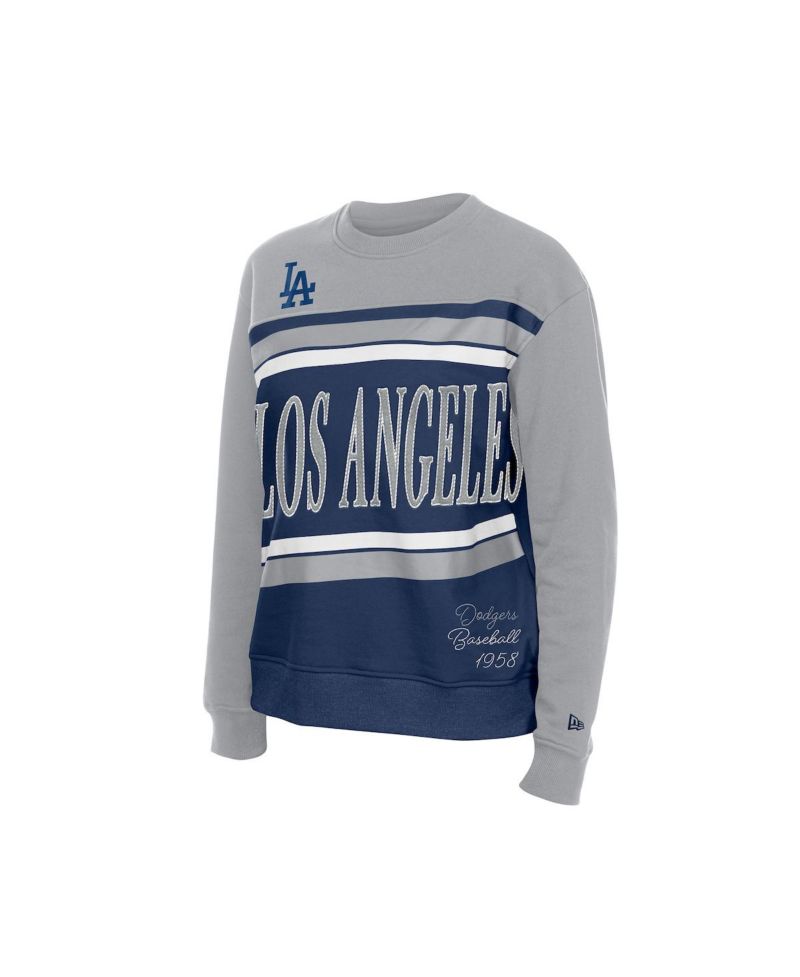 Women's Navy/Gray Los Angeles Dodgers Gameday Fleece Sweatshirt