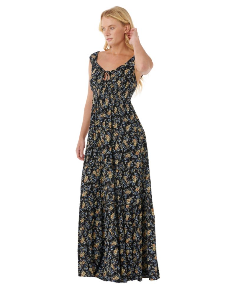 Women's Pacific Rider Ditsy Short Sleeve Maxi Dress