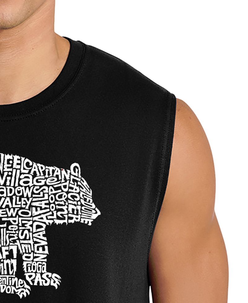 Men's Yosemite Word Art Graphic Tank Top