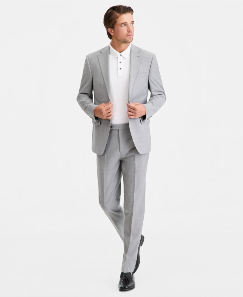 Men's Slim-Fit Wool-Blend Stretch Suit Jackets