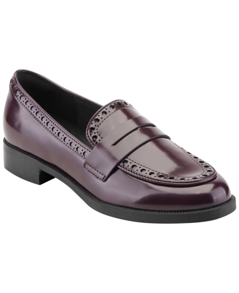 Women's Vianna Detailed Moc Toe Penny Loafers