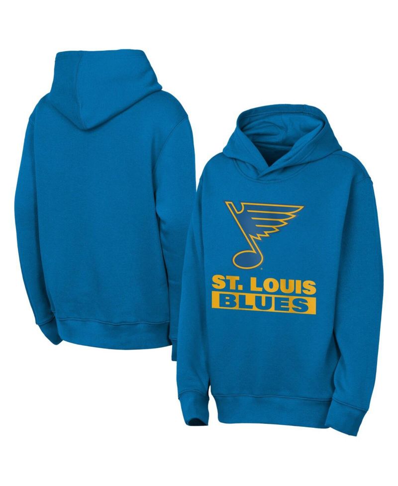 Big Boys and Girls Blue St. Louis Blues Back to Basics Hoodie