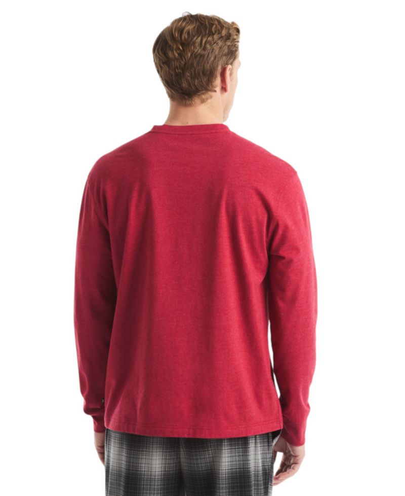 Men's Long-Sleeve Crewneck Pajama T-Shirt