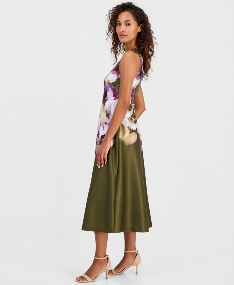 Women's A-Line Midi Dress