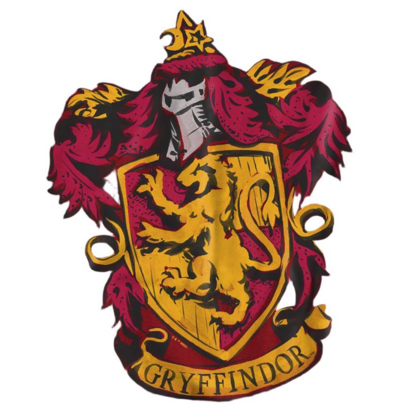 Men's Drawn Gryffindor Crest T Shirt