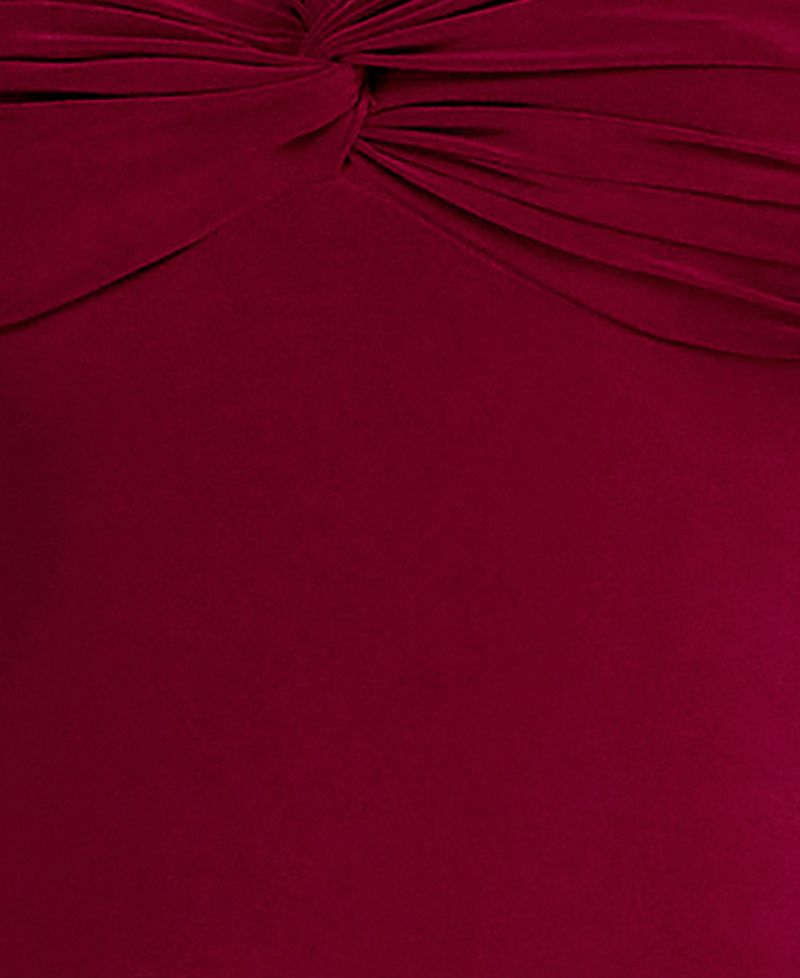 Juniors' Long Sweetheart-Neck Gown