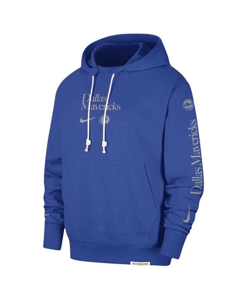 Men's Blue Dallas Mavericks Authentic Performance Pullover Hoodie