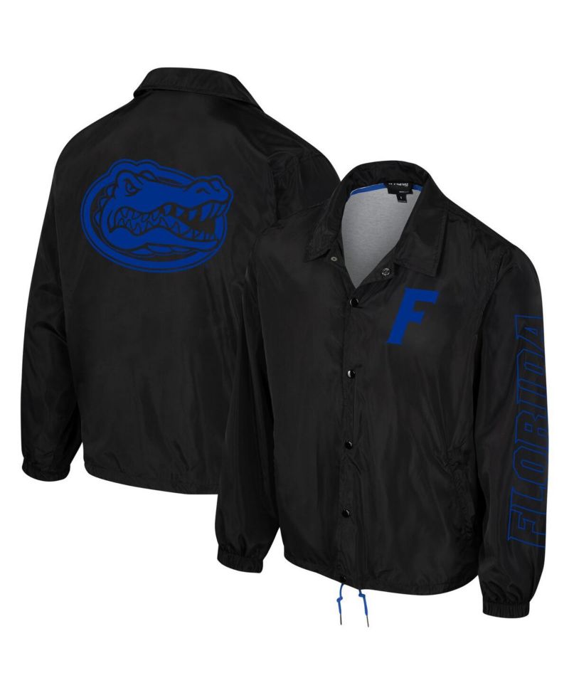 Men's and Women's Black Florida Gators Coaches Full-Snap Jacket