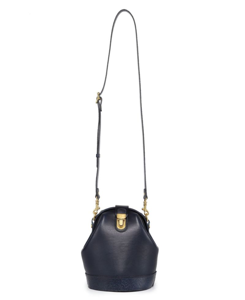 Doctor Mini Leather Bucket Crossbody Bag