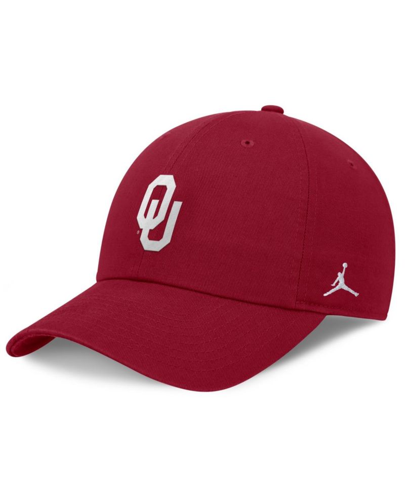 Men's Crimson Oklahoma Sooners Club Adjustable Hat