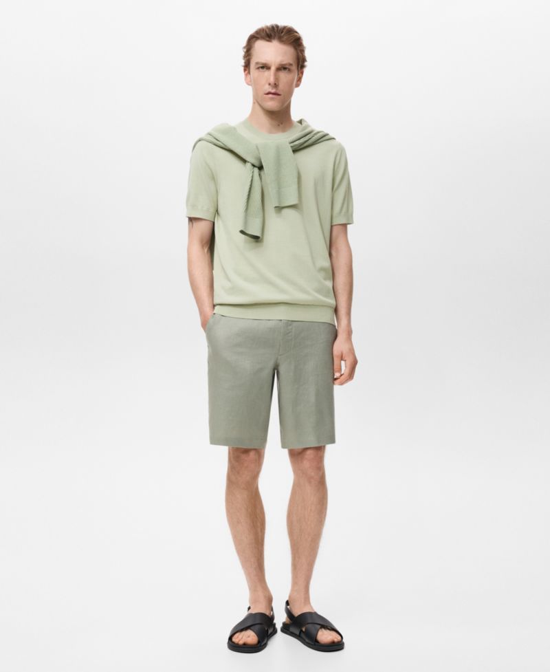 Men's Cotton Fine-Knit T-Shirt