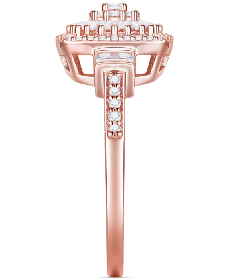 Diamond Vintage-Inspired Ring (1/2 ct. t.w.) in 14k White, Yellow or Rose Gold