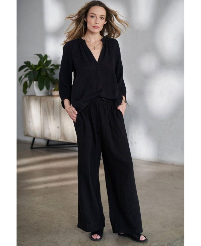 Women's Ocean+Main Gauze Palazzo Pant