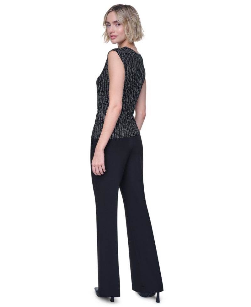 Women’s Asymmetrical Sleeveless Knit Top