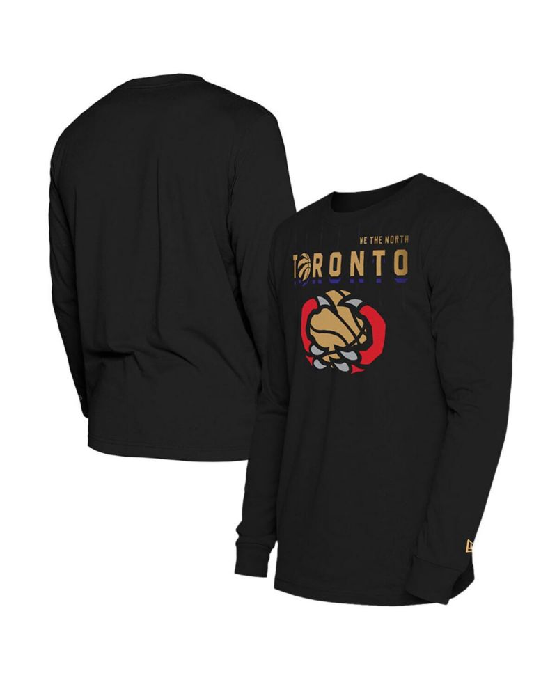 Men's Black Toronto Raptors 2024/25 City Edition Long Sleeve T-Shirt