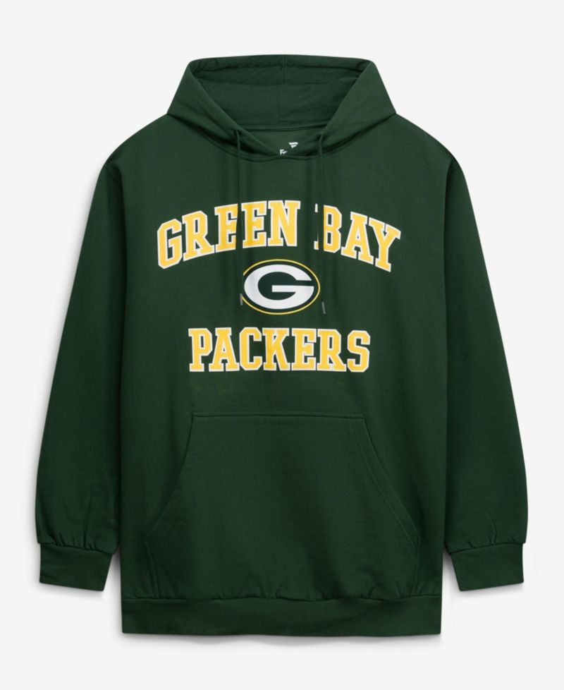 Men's Big & Tall Green Bay Packers Heart & Soul Graphic Classic-Fit Hoodie