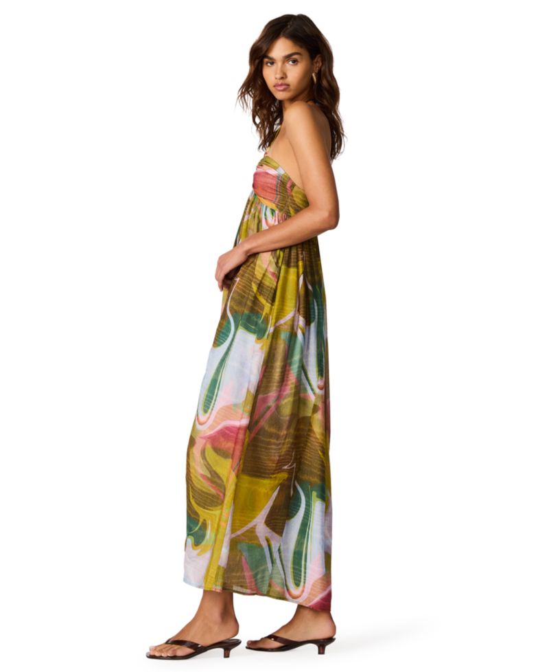 Women's Yazmina Sleeveless Halter Boho Dress