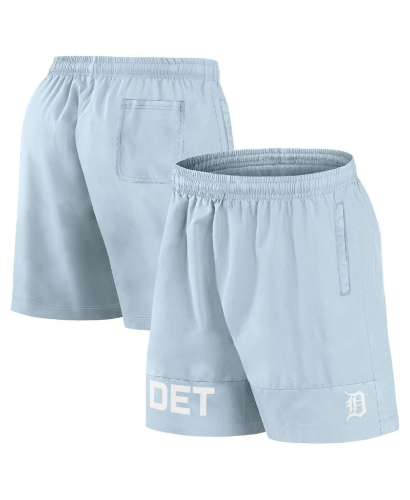 Men's Light Blue Detroit Tigers Elements Swim Shorts