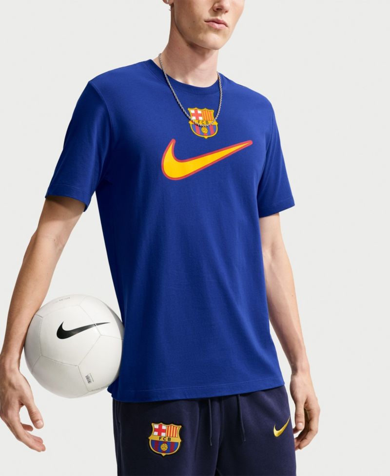 Men's Royal Barcelona Swoosh T-Shirt
