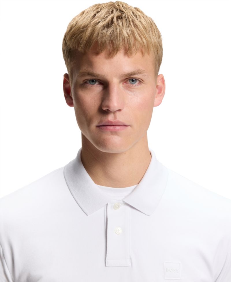 Men's Stretch-Cotton Slim-Fit Passenger Polo Shirt