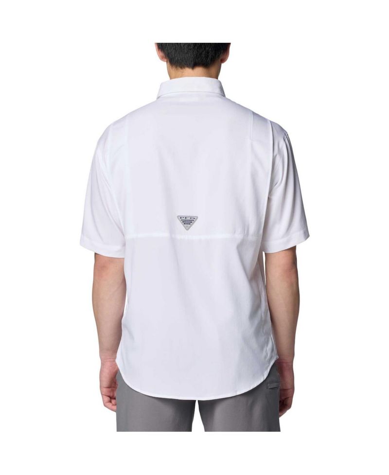 Men's White Texas A & M Aggies PFG Tamiami Omni-Shade Button-Down Shirt