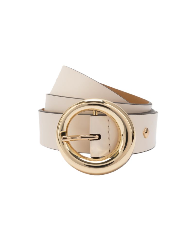 Women's Round Molten Buckle Belt