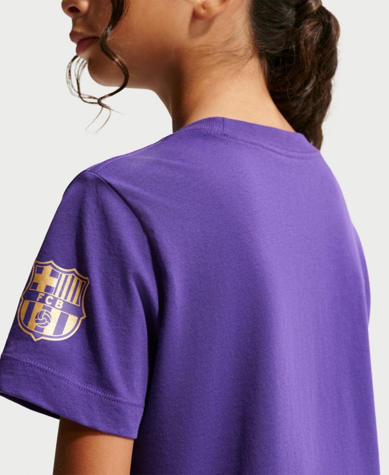 Big Boys and Girls Purple Barcelona 2026/27 Mamba T-Shirt