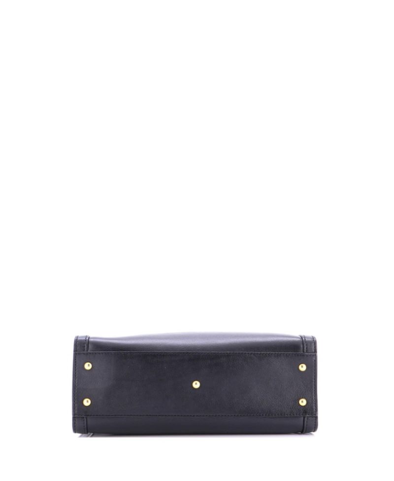 Small Diana NM Bamboo Handle Tote Leather