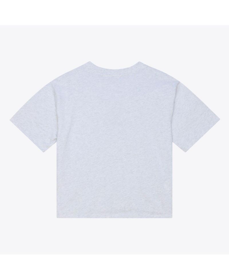 Women's Heather Gray Philadelphia Phillies Script Cropped Boxy T-Shirt
