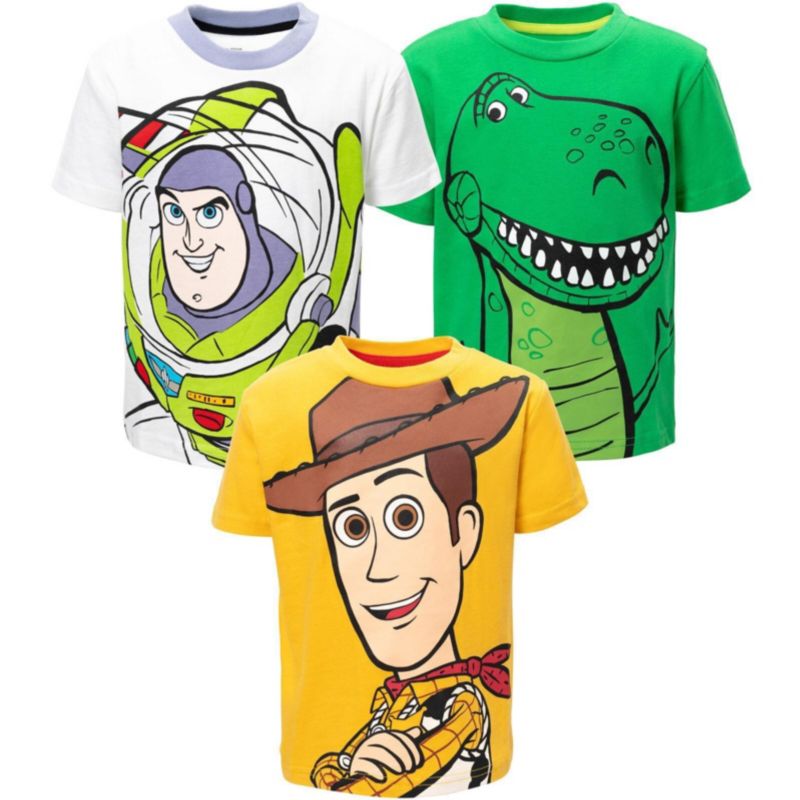 Toddler Boys Boys(2T-5T) 3-Pack Short Sleeve T-Shirts