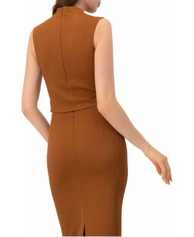 Women's Knit Sleeveless Crop Top