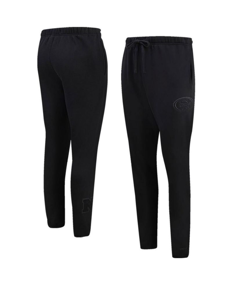 Men's Black San Francisco 49ers Neutral Fleece Sweatpants