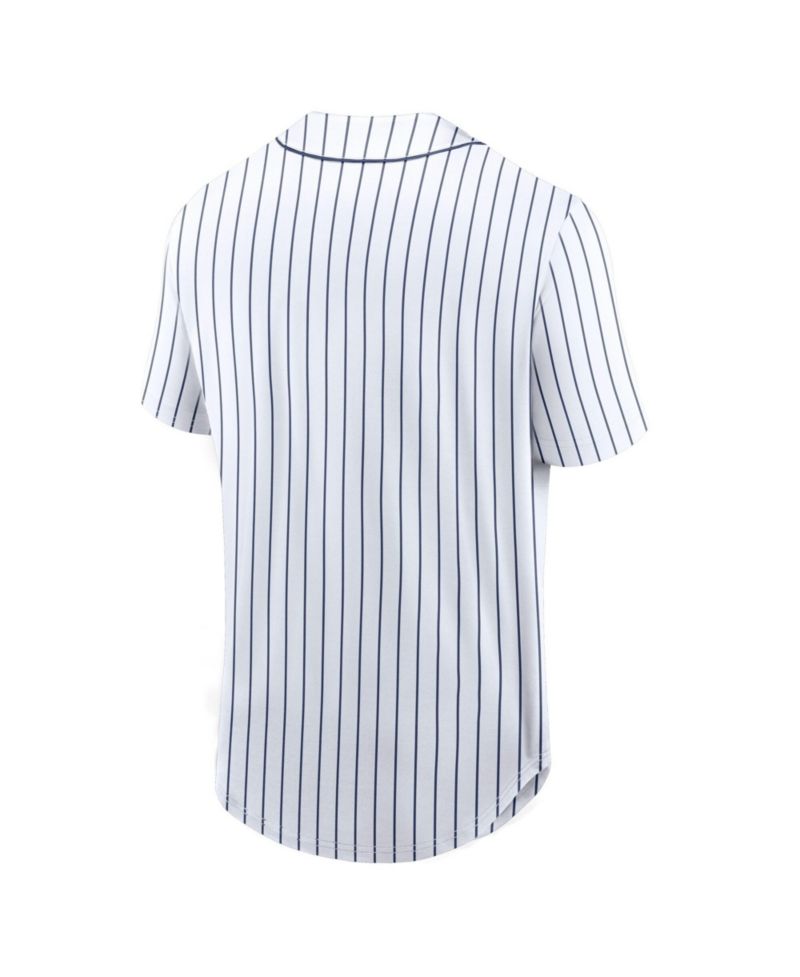 Men's White New York Yankees Franchise Button-Up Fashion Top