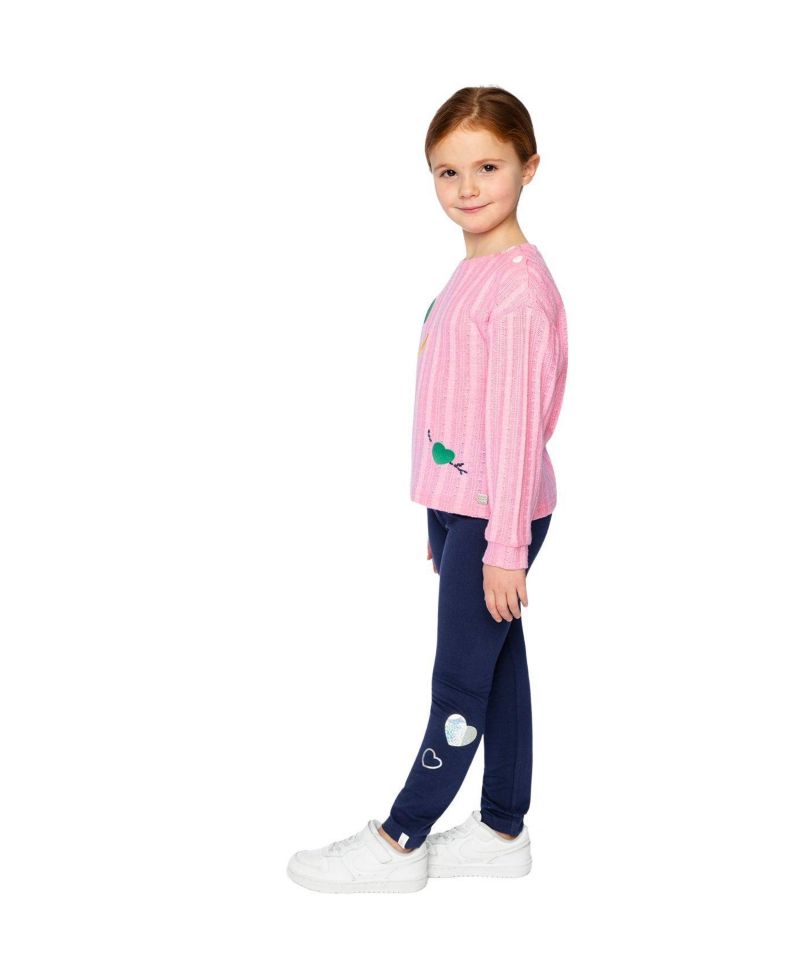 Little and Big Girl (6 - 14) Cotton Leggings Pant