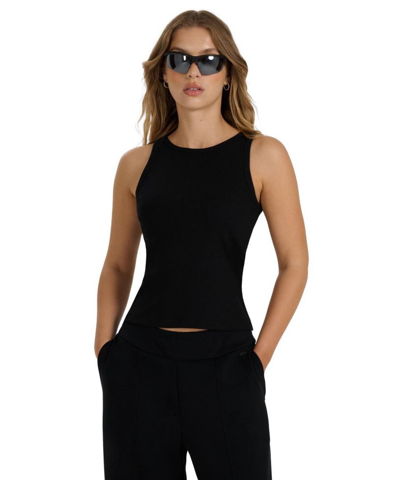 Women's Slim Plain Top Sleeveless