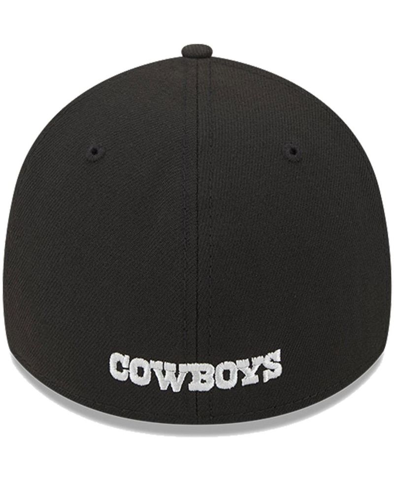 Men's Black Dallas Cowboys Retro Joe Main 39THIRTY Flex Hat