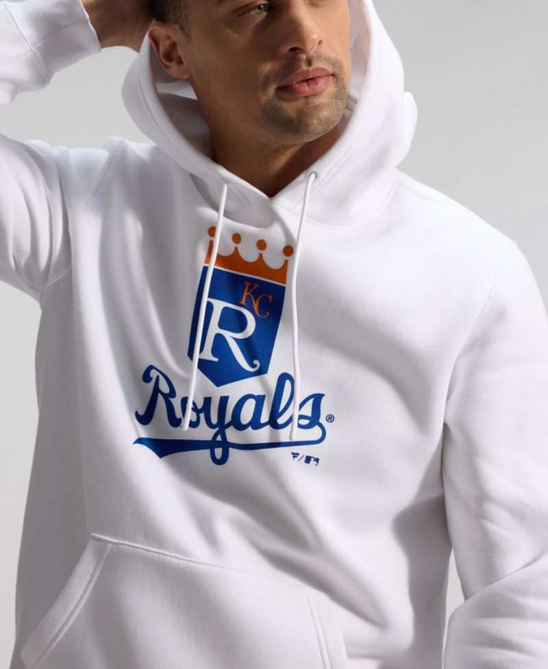 Men's White Kansas City Royals Heritage Hoodie