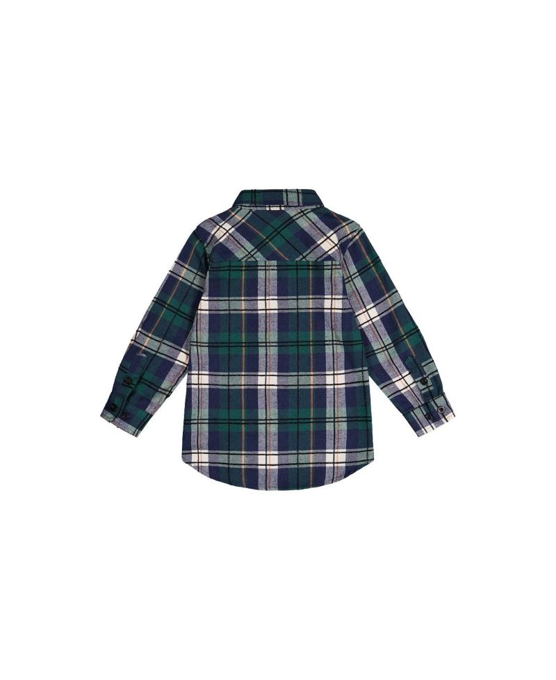 Little and Big Boy (6-12) Plaid Shirt