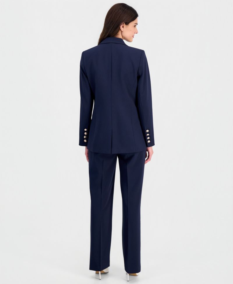 Women's High-Rise Straight-Leg Pants