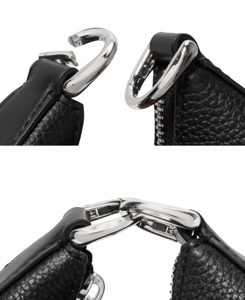 Duo Small Pebble Leather Crossbody Bag