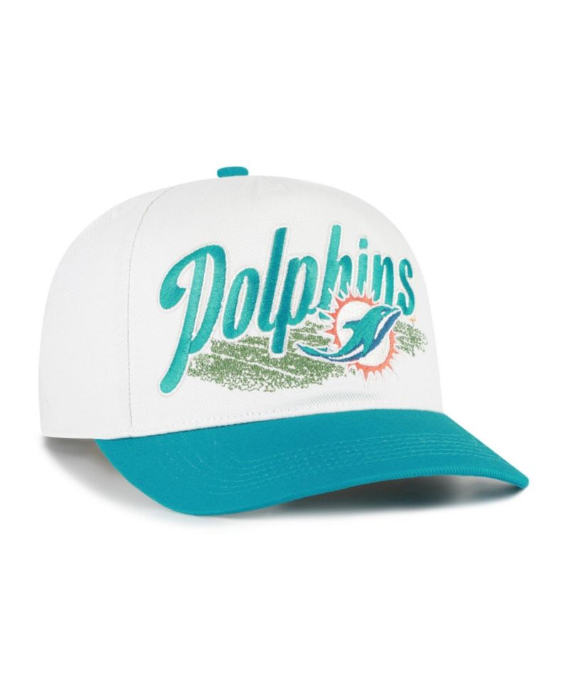Men's '47 Cream Miami Dolphins Enfield Hitch Adjustable Hat