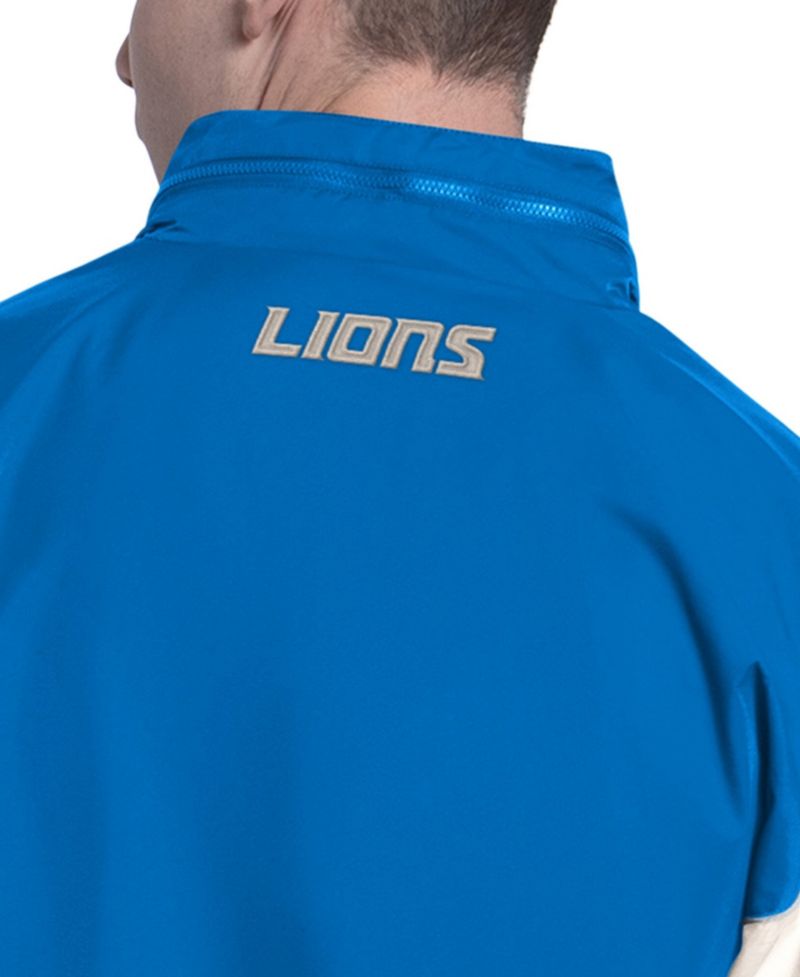 Men's Blue Detroit Lions The Gust Full-Zip Hooded Jacket