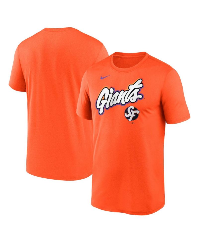 Men's Orange San Francisco Giants 2025 City Connect Team Phrase Legend Performance T-Shirt