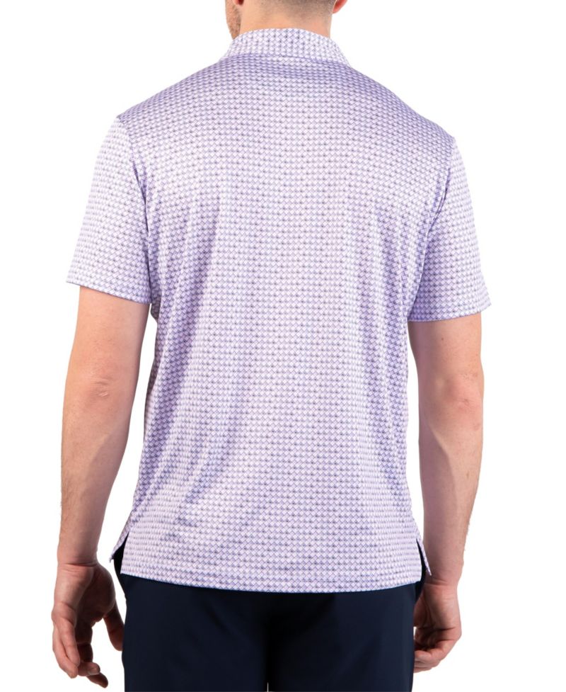 Men's Nested Diamond Printed Performance Polo